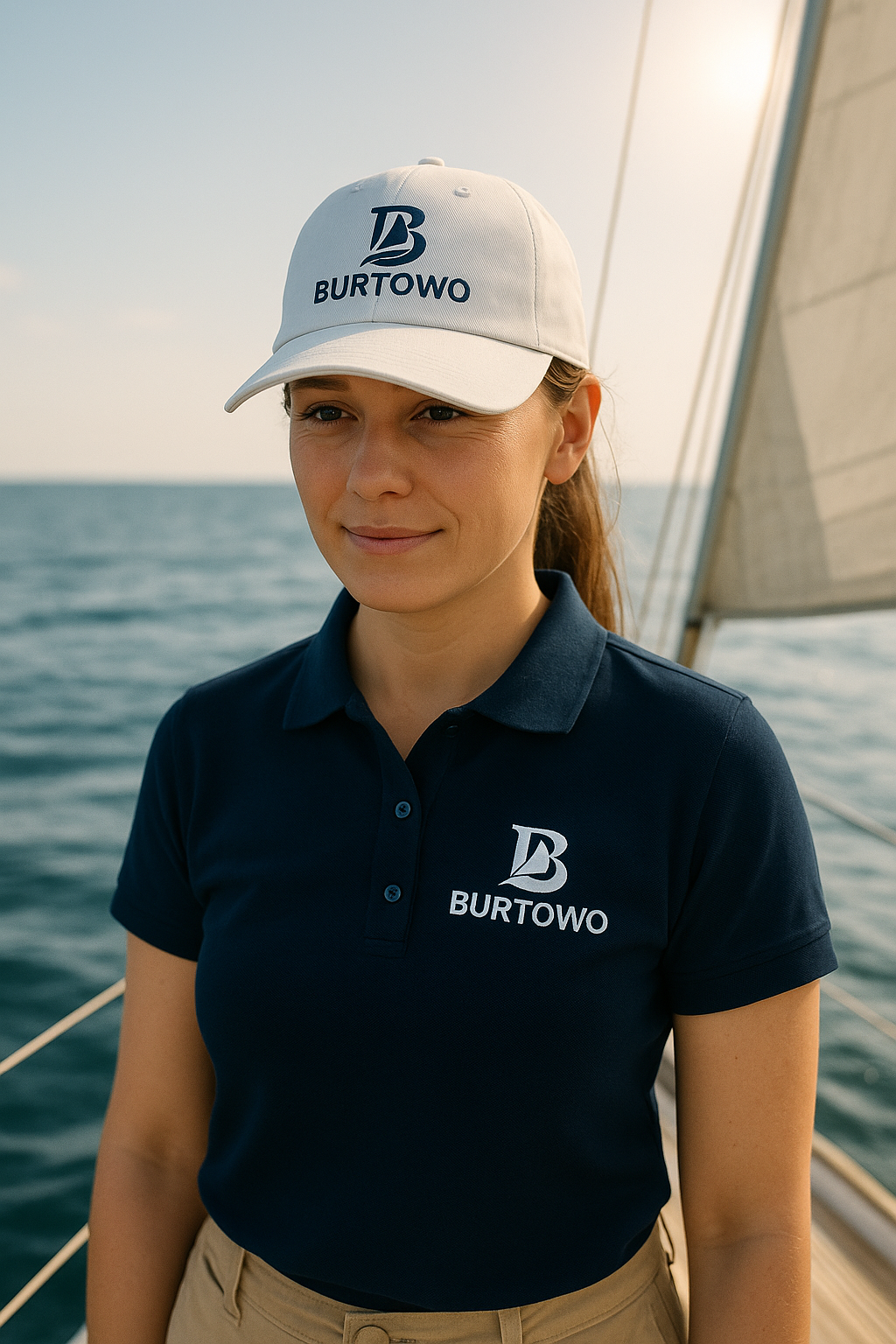 Damska Czapka Żeglarska Burtowo - obrazek 2